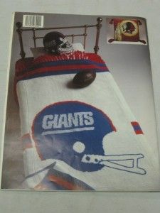 are buying a NFL Football Teams Afghan, Lap Robe & Pillow Pattern Book