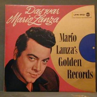 LP Mario Lanza Mario Lanzas Golden Records Das war Mario Lanza NM Rca