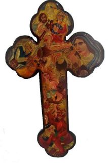 Big Straw Mosaic Cross by Guillermo Olay Gmomfa