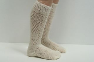 knee doll socks for The 14 Lark, Piper, & Wren dolls by Helen Kish
