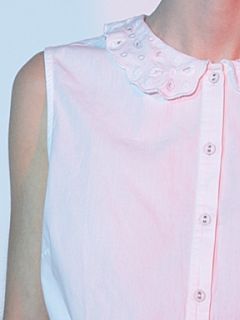 Therapy Cut work collar blouse White   