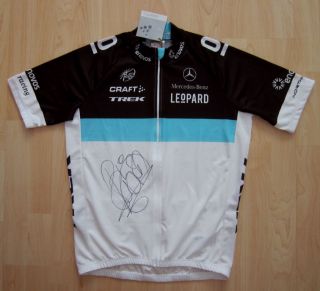 Fabian Cancellara Signed Leopard Trek Jersey