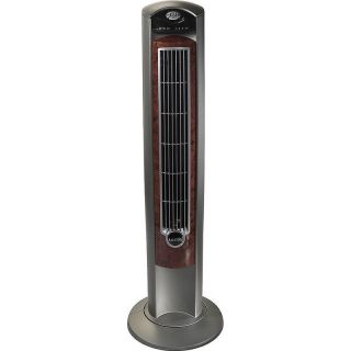 Portable Tower Fan w/ Remote + Ionizer Purifier, Lasko Air Cooler AC
