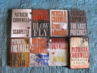 Patricia Cornwell Lot of 8 Dr. Kay Scarpetta Series Mystery Novels