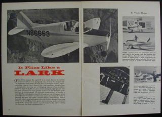 Lark 95 1967 Helton Aircraft Pictorial