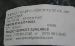 Military Helmet Polyurethane Foam Spider Impact Liner