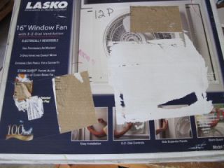 Lasko 2155A 16 Window Fan Electrically Reversible E Z Dial