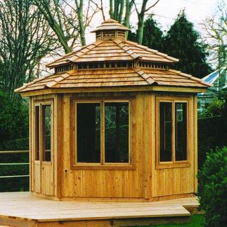 Cedar Shed Whistler Panelized All Season Gazebo with 2 Tier Roof