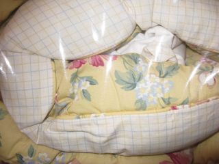 Ralph Lauren Parsonage Lane Yellow Floral 4P Queen Comforter Set