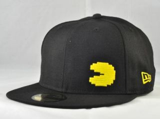 Pacman New Era Flawless Black 59Fifty Fitted Cap