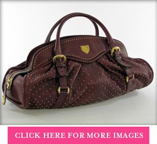 Alexander McQueen Burgundy Bag Worn by Leann Rimes