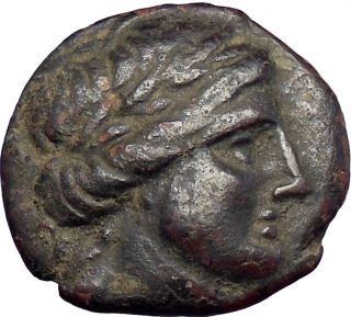 Thessalian League 196BC Ancient Greek Coin Apollo Athena Itonia w