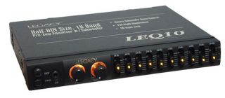 New Legacy LEQ10A 10 Band Pre Amp Equalizer w Subwoofer Boost Control