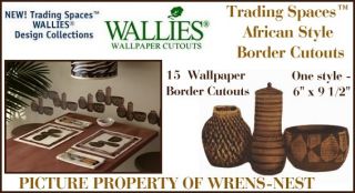 Wallies Trading Space African Style Border 15 Cutouts