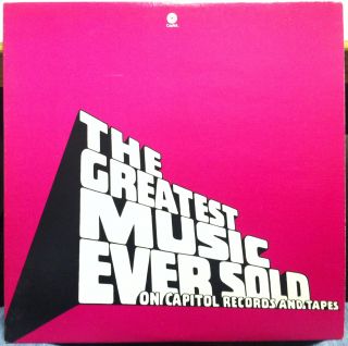 CAPITOL COMP BEATLES BEACH BOYS greatest music ever sold LP VG+ Promo