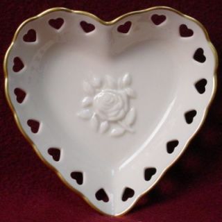 Lenox China Heart Collection Heart Shaped Dish 4 7 8
