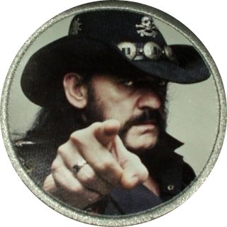 Motorhead Embroidered Patch Picture Lemmy Kilmister Hammered Ace of