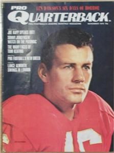 Len Dawson Kansas City Chiefs 1970 Quarterback Magazine