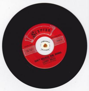 Hear Northern Soul Popcorn 45 Lenny Miles Invisible Scepter 1212