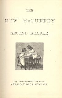 McGuffey The New McGuffey Second Reader 1901