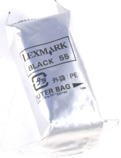 Genuine Lexmark 55 16G0055 Black Ink High Yield 50 P3150 Z22 Z32 Z705