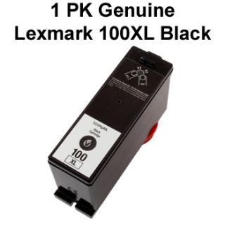 Genuine Lexmark 100XL Black 1 PK Pro205 S605 Pro805