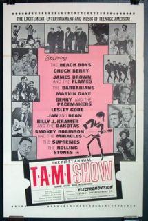 The Tami Show 1964 Rolling Stones Marvin Gaye James Brown Super RARE