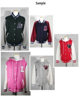 Alphabet Letter Patches for Varsity Letterman Jacket FREE SHIPPING