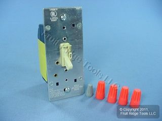 New Leviton Ivory Toggle Touch Light Dimmer Switch LED