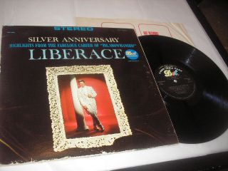 1965 Liberace Silver Anniversary LP DLP 29502 Vinyl