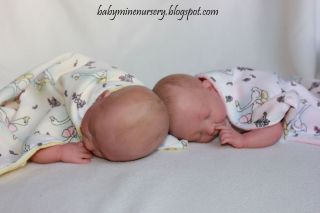 Girl Twins Micro Preemie Babymine Nursery Letha Byron Pratt