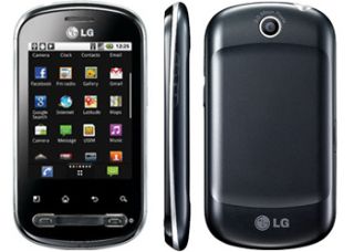 New Unlock LG Optimus Me P350G P350 Black Android Smartphone US Seller
