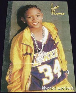 Lil Romeo Centerfold Poster 181B Brandy on Back