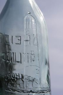 Bottling Co Embossed Soda Bottle Light House Lindenhurst Long Island