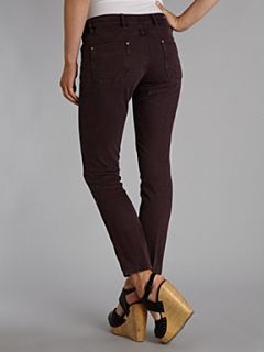 MiH Jeans Paris mid rise ankle length jean Purple   