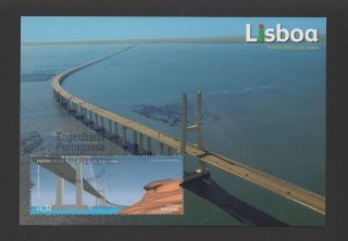2012 Portugal Portuguese Engineering Lisbon Bridge Rio Tejo