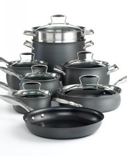 CLOSEOUT Tools of the Trade Belgique Hard Anodized 14 Piece Cookware