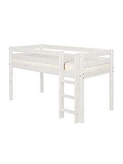 Flexa Single mid height bed with ladder   