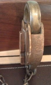 Antique Yale Towne Brass Padlock Signed