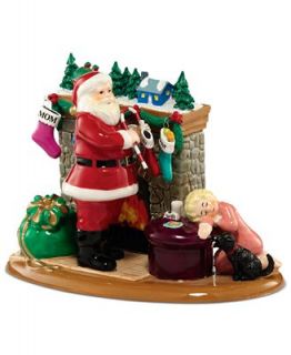 56 Collectible Figurine, Snow Village Santa Comes to Town 2012