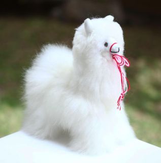 Unique Brand New Baby Alpaca Andes Llama Plush Stuffed White
