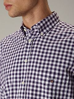 Gant Long sleeve regular fit bold gingham shirt Purple   
