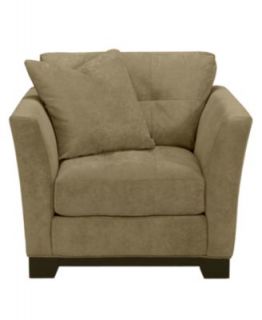 Elliot Fabric Microfiber Living Room Chair, 42W x 37D x 29H