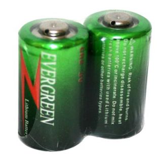 Evergreen CR 2 Photo Lithium Batteries for Fujifilm Fotonex 200IX Zoom