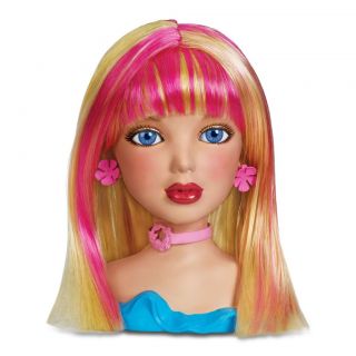 Liv Sophie Styling Head 10 Wear Share Accessories Toy Blonde Pink Wig