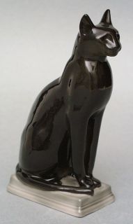 Lomonosov Figurine Egyptian Cat Big measures 6 1/4 H x 2 W.
