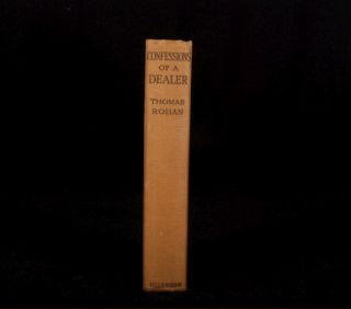 1924 Confessions Dealer Antiques Rohan Illusrated First