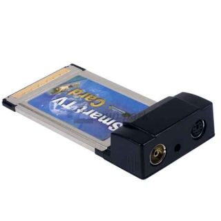 New Analog PCMCIA Smart TV Tuner CardBus Video Capture Card for Laptop
