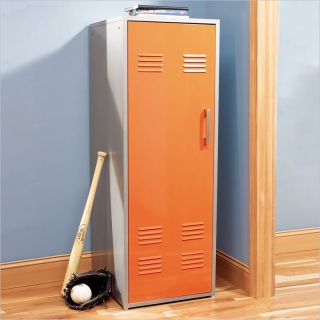 Furniture Orange Teen Trends Home Storage Kids Locker Coat Rack