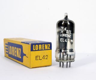 EL42 BF62 N151 Lorenz Sel Valvola Tube Lampe TSF Röhre Valvula